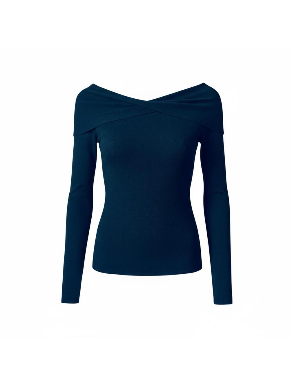 H&M off shoulder black sweater